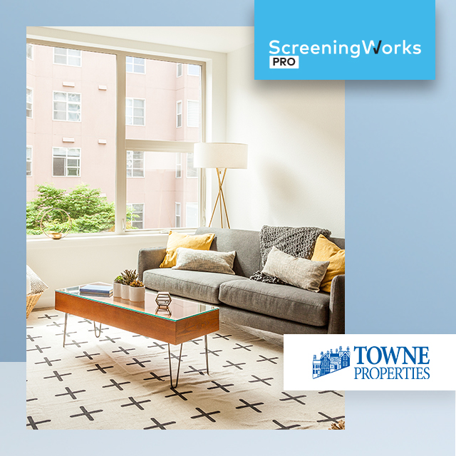 Towne Properties Success on ScreeningWorks Pro, ID Verify and Income Verification