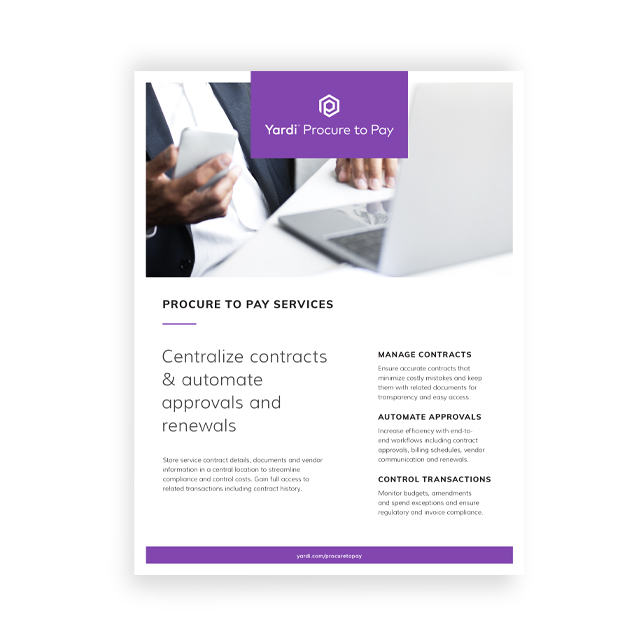 Procure to Pay Services Brochure
