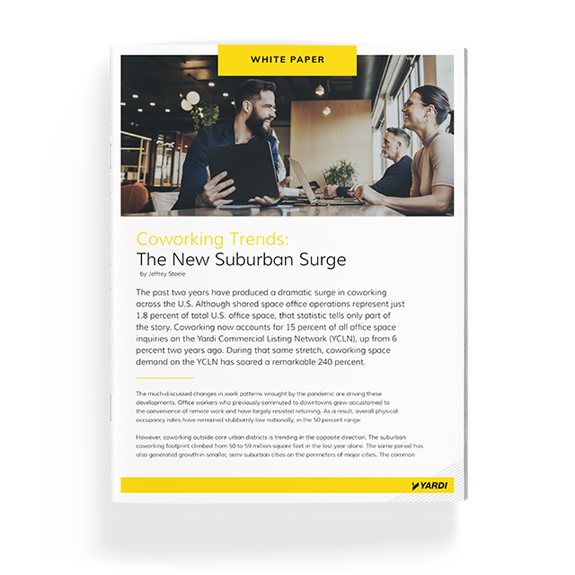 Coworking Trends: The New Suburban Surge White Paper