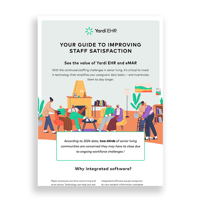 Your Guide to Improving Staff Satisfaction with Yardi EHR
