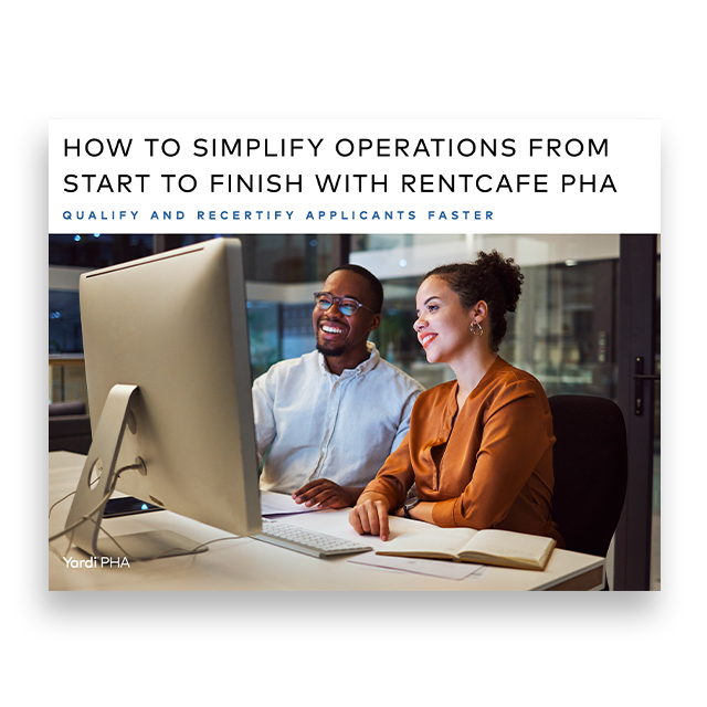 How to Simplify Operations From Start to Finish with RentCafe PHA 