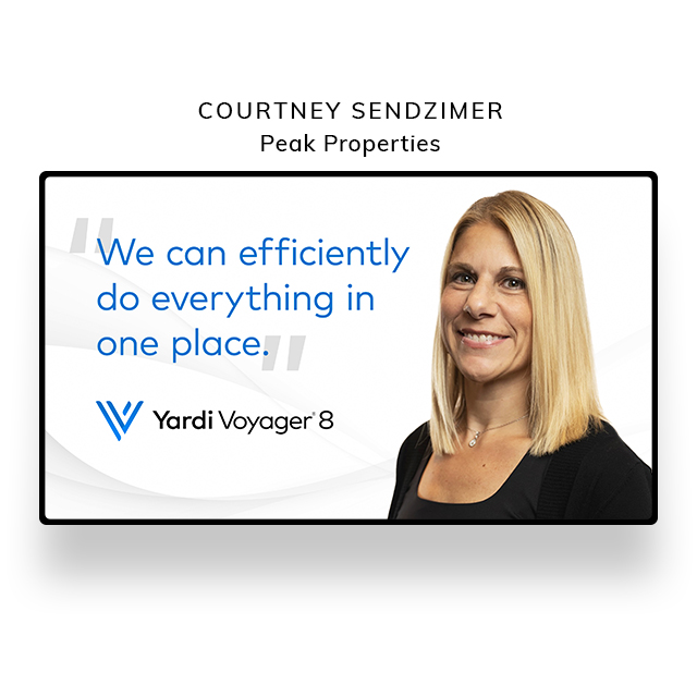 Watch how Voyager 8 simplifies operations at Peak Properties