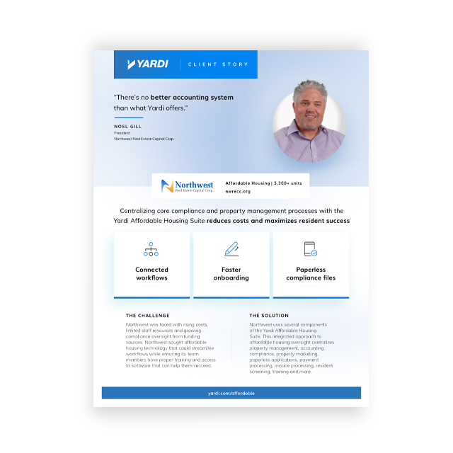 Client Success: Northwest Real Estate Capital Corp. on the Affordable Housing Suite