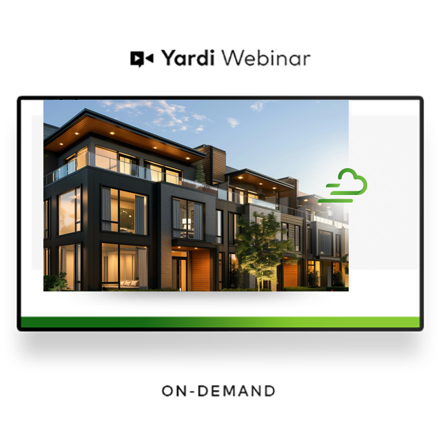 Residential Property Management with Yardi Breeze Premier for Canada