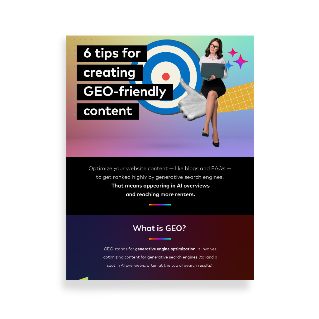 6 Tips for GEO-Friendly Content Infographic