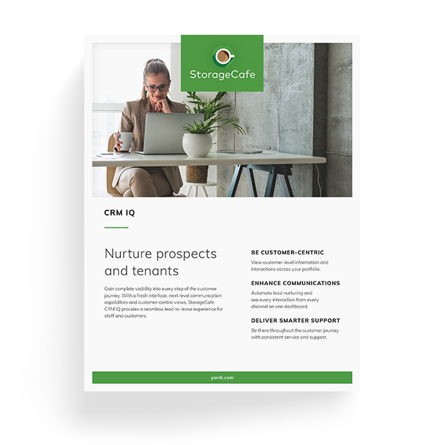 StorageCafe CRM IQ Brochure