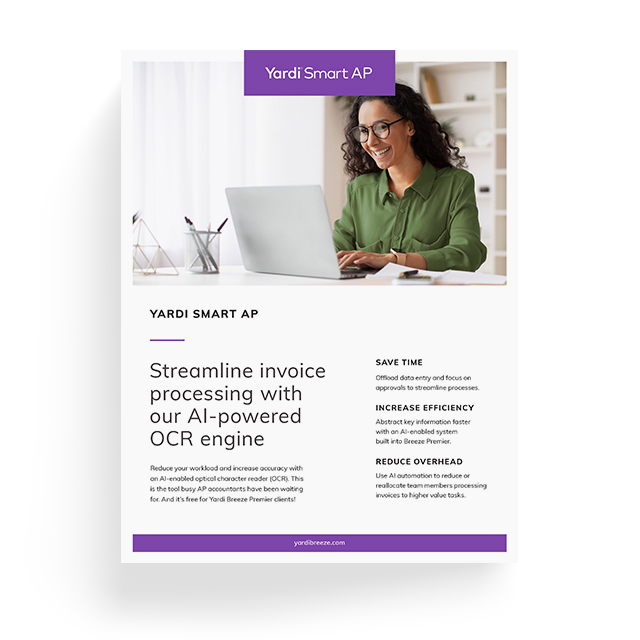 Smart AP for Yardi Breeze Premier Brochure