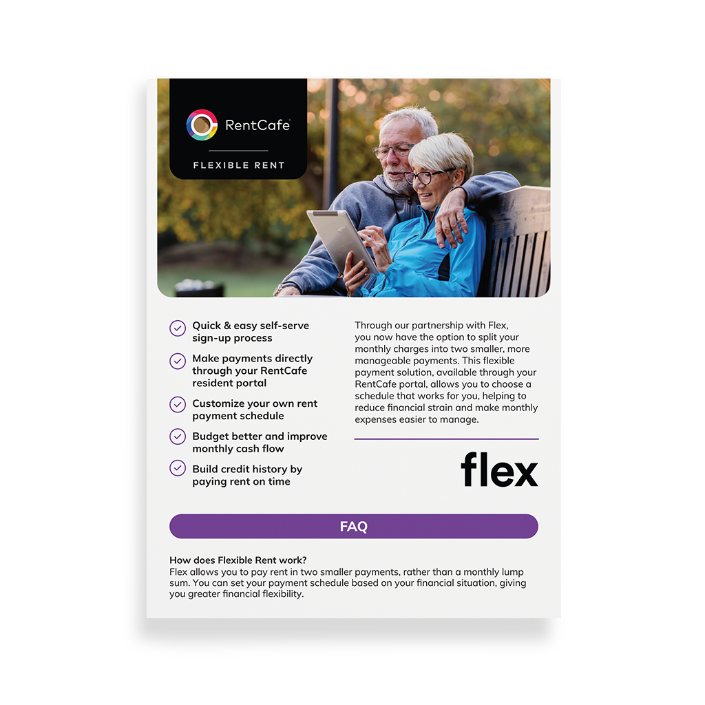 RentCafe Senior Living Flex Brochure