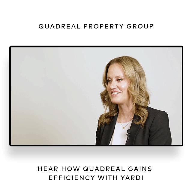 QuadReal Property Group increases efficiency with Yardi