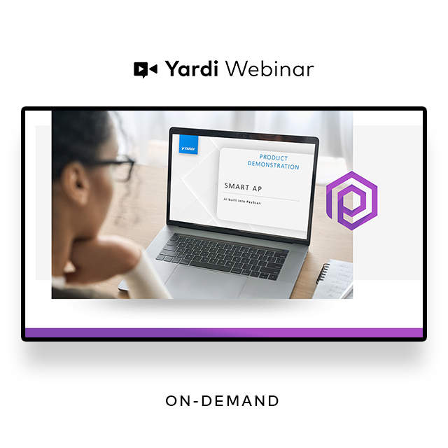 Yardi Smart AP: AI in PayScan Webinar