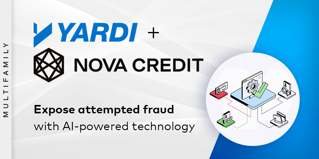 Yardi expands collaboration with Nova Credit to enhance fraud detection