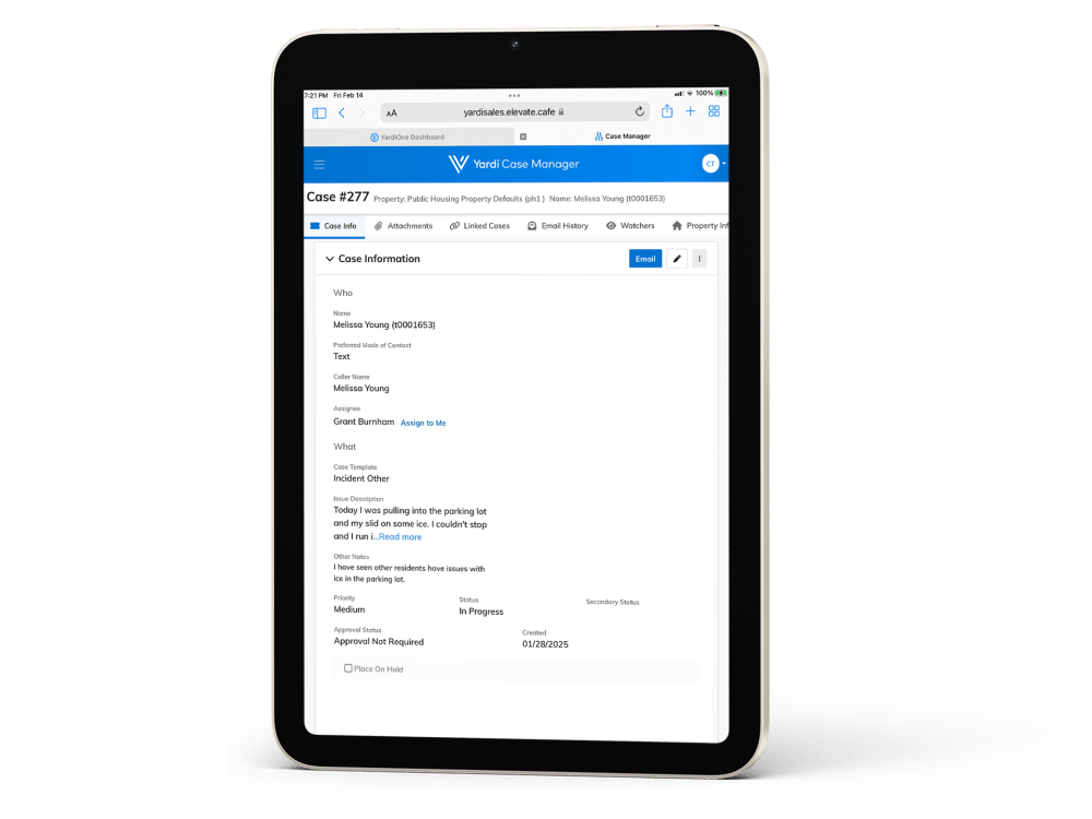 Yardi Case Manager | Track Cases, Workflow & Compliance