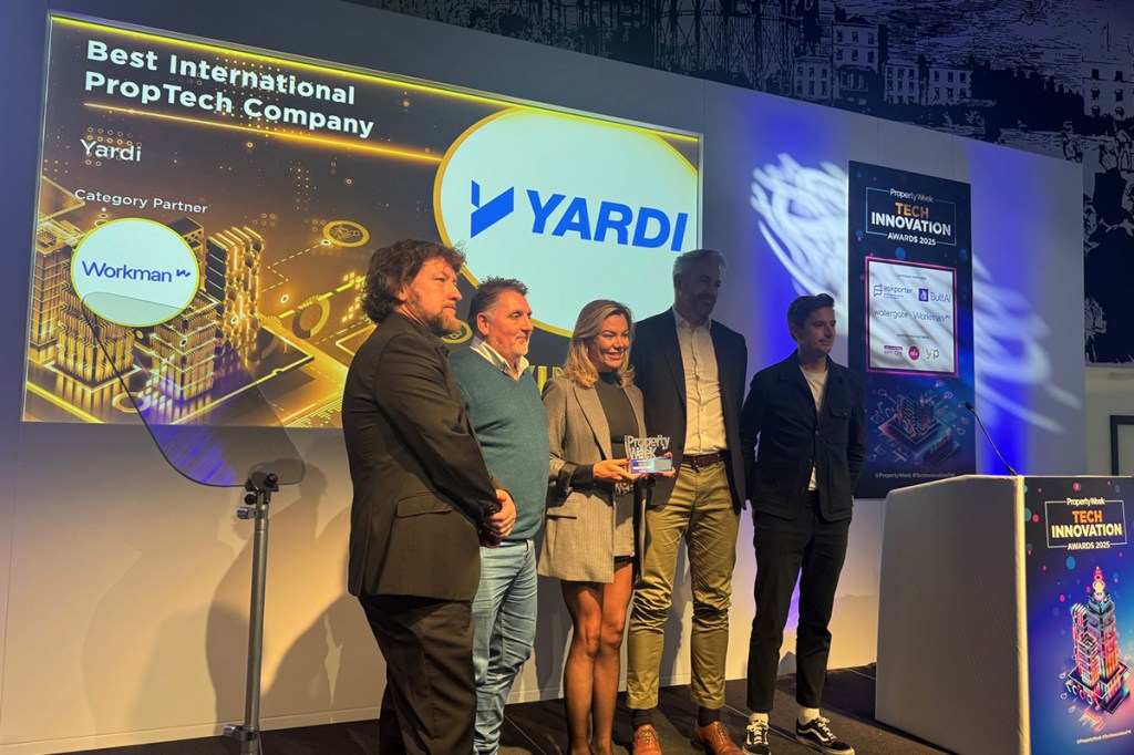 Yardi Recognised with Two Awards at Property Week’s Tech Innovation Awards 2025