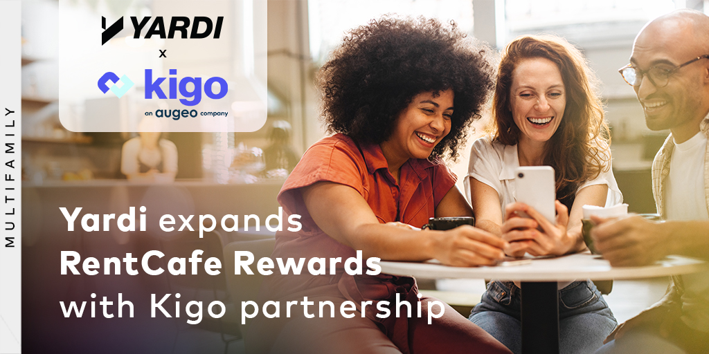 Yardi expands RentCafe Rewards with Kigo partnership
