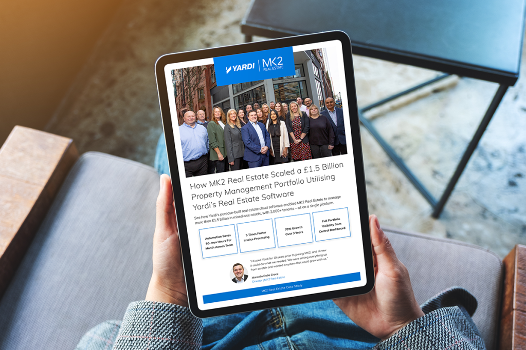 How MK2 Real Estate Scaled a £1.5 Billion Property Management Portfolio Utilising Yardi’s Real Estate Software