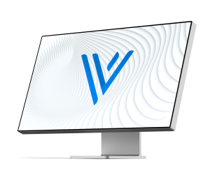 A desktop monitor showing the Yardi Voyager icon