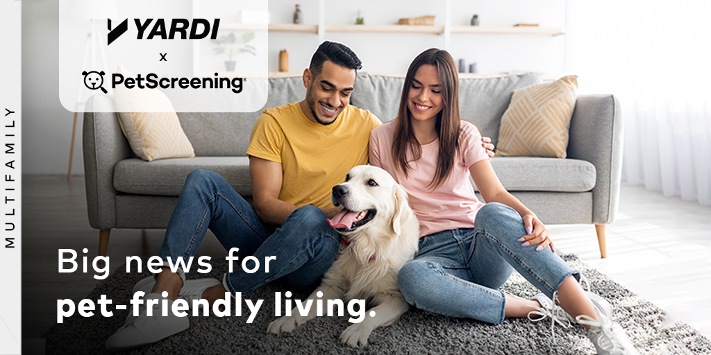 Yardi expands their Renter Essentials with PetScreening collaboration