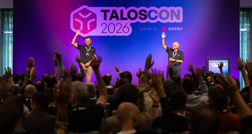 Steve Francis and Anant Yardi on stage at TalosCon 2026