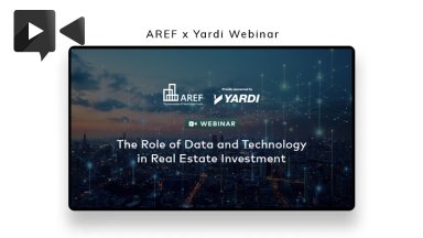 AREF x Yardi Webinar – The Role of Data & Technology in Real Estate Investment