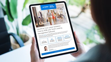 NewRiver Cuts Lease Validation Time by 50% with Yardi’s Deal Management Software